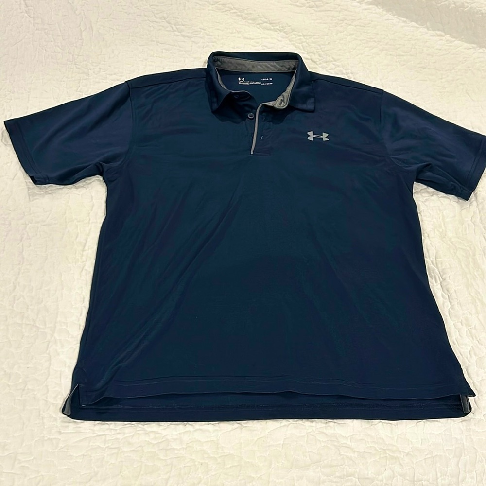 Under Armour Golf Polo Navy Large